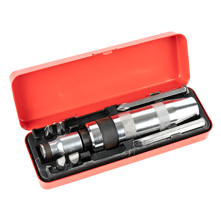 Key components typically found in an impact driver set